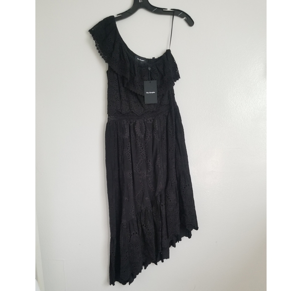 The Kooples One Shoulder Embroidered Dress - Picture 3 of 15